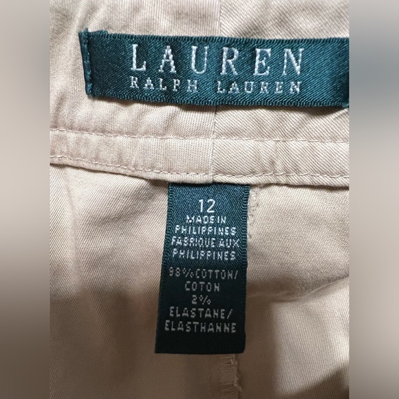 Ralph Lauren “Lauren” Khaki Mini Skirt Size 12 - Picture 4 of 4